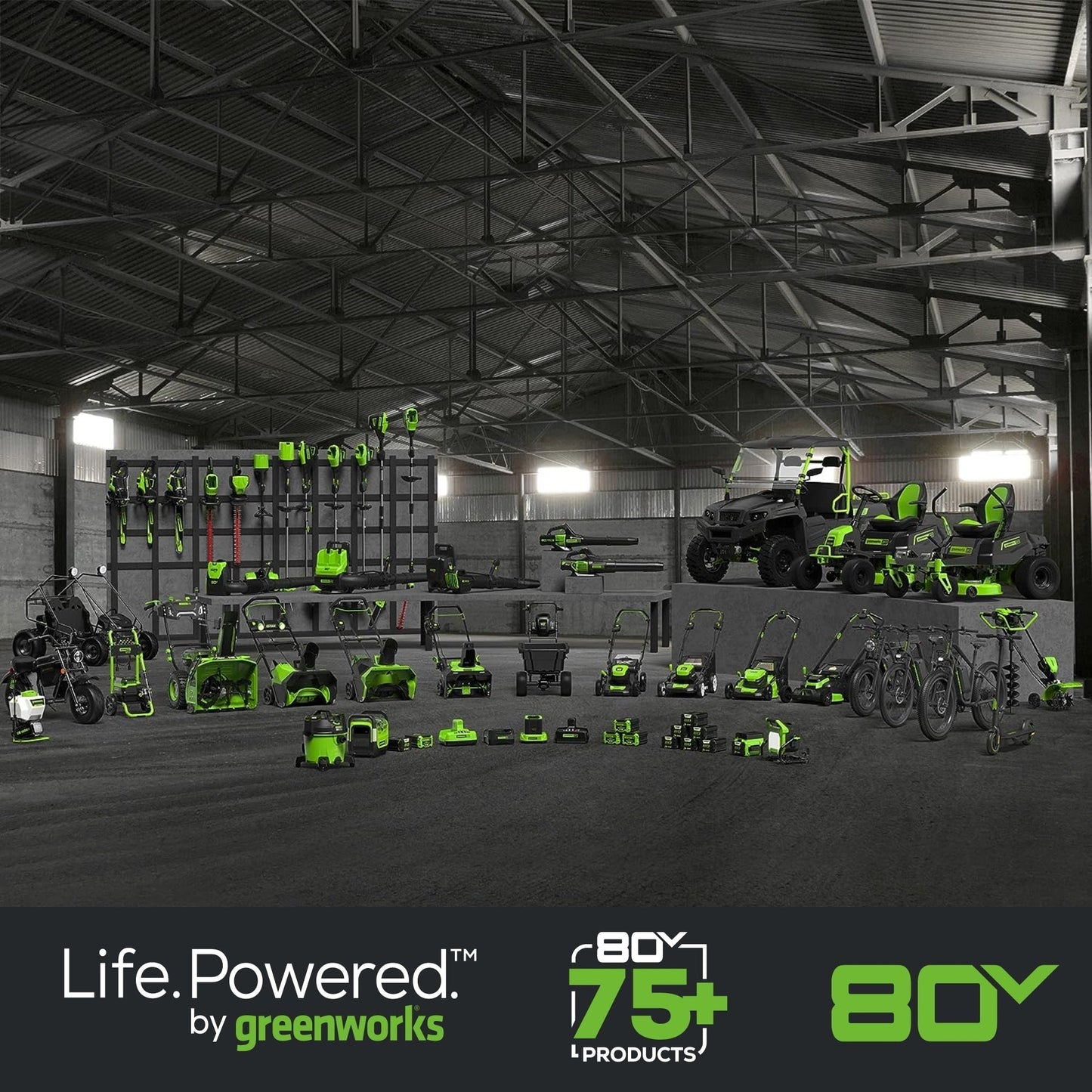 80V 21" Self-Propelled Mower 5-pc Combo Kit w/ (1) 4Ah Battery, (1) 2Ah Battery & (2) Chargers